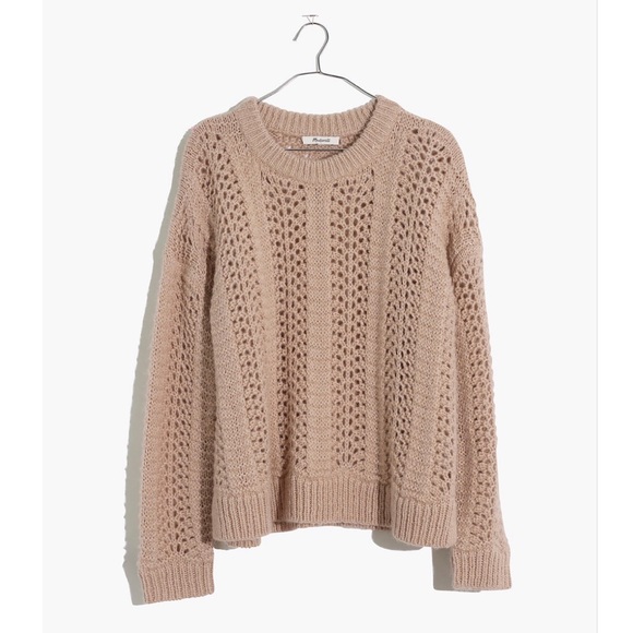 Madewell Sweaters - Madewell Windemere Pointelle Pullover Sweater NWT